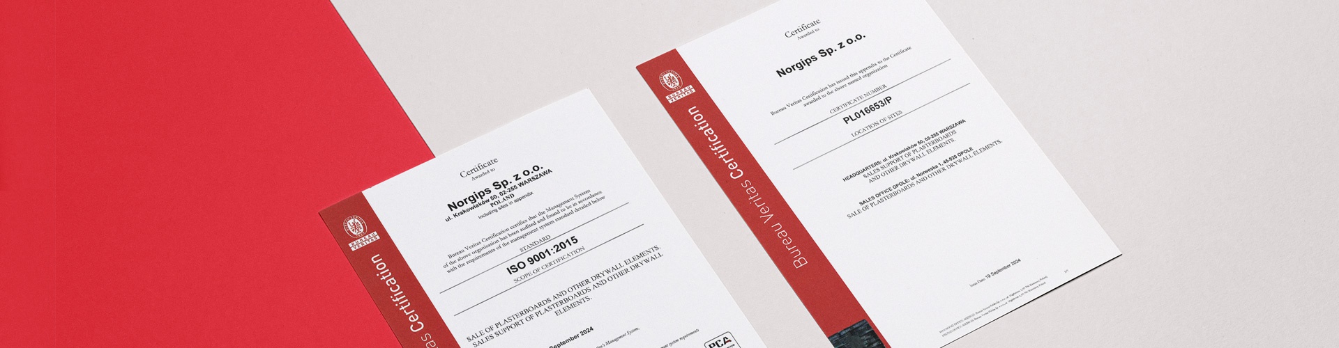 Certificat ISO
