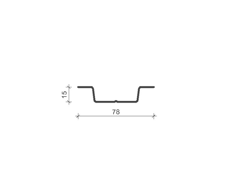 PROFIL TIP OMEGA de grosime 0.6 mm